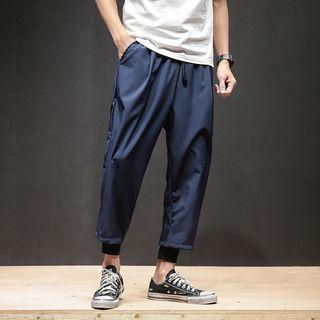 Mock Two Piece Drawstring Pants