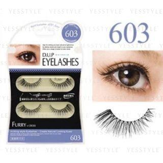 D-up - Furry Eyelashes (#603 Volume) 2 Pairs