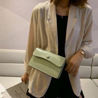Snap Buttoned Crossbody Bag
