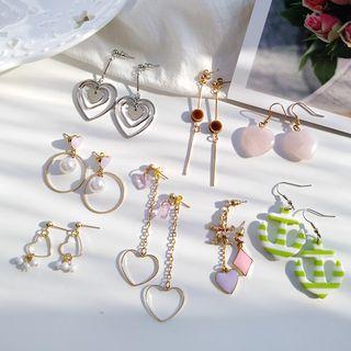 Alloy Drop Earrings (various Designs)