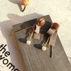 Corduroy Strap Statement Earring