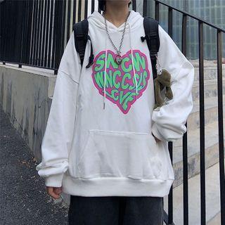 Front Pocket Sweetheart Hooded Sweatshirt