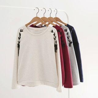 Lace-up Sweatshirt
