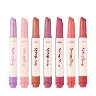 Etude - Syrup Glossy Balm - 5 Colors #01 Peach Earl Grey
