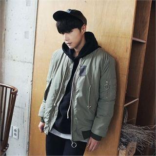 Padded Boxy-fit Flight Jacket