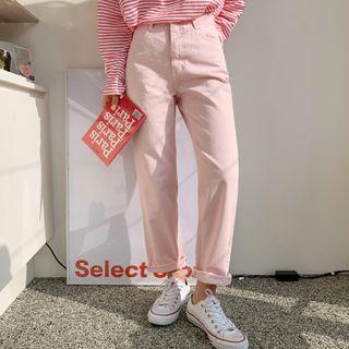 Patel Colored Straight-cut Pants