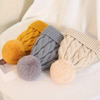 Twist Knitted Wool Hat