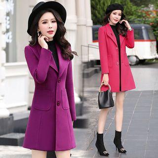 Safety Pin Single-breasted Coat