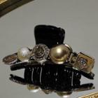 Embellished Hair Clamp Black - One Size