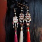Tassel Lion Dance Hair Stick