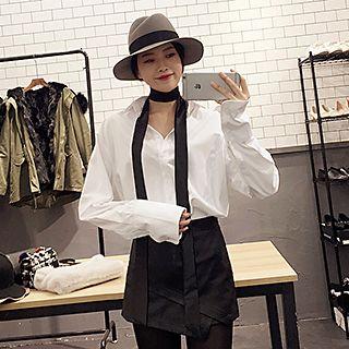 V-neck Loose Fit Shirt