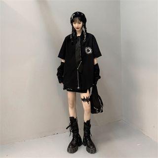 Detachable Sleeves Shirt