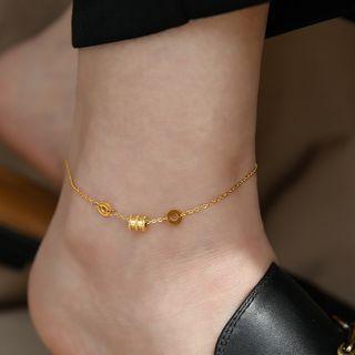 Stainless Steel Anklet Anklet - Gold - One Size