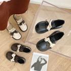 Bow Accent Buckled Lace-up Shoes