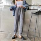 Ribbed Knit Sweatpants