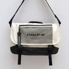 Stand By Me Mesh-panel Buckled Cross Bag