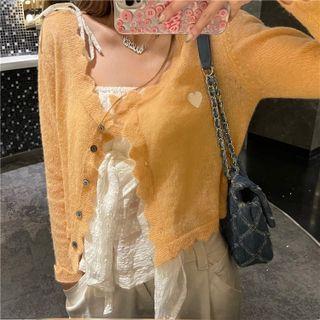 Tie-front Camisole Top / Cardigan