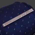 Alloy Tie Clip 1 Pc - J54 - Alloy Tie Clip - Silver - One Size