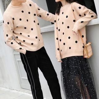 Couple Matching Dotted Sweater