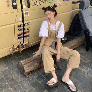 Puff-sleeve T-shirt / Jumper Pants