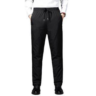 Drawstring Straight Leg Padded Pants