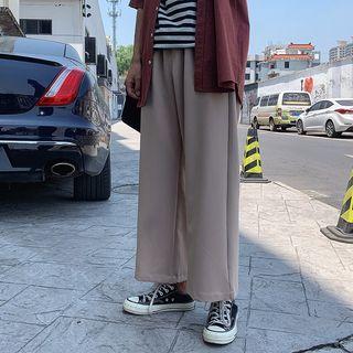 Tagged Wide-leg Pants