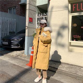 Furry Trim Hooded Padded Jacket / Hooded Padded Coat