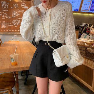 High-waist Wide-leg Shorts / Mini A-line Skirt