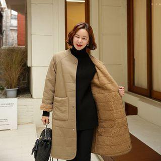 Fleece-lined Quilting Coat