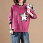 Sequin Star Sweatshirt