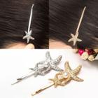 Faux Pearl Starfish Hair Pin