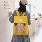 Yellow Duck Clear Panel Backpack