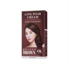 Missha - Long Wear Cream Hair Coloring (#6k Orange Brown) No.6k - Orange Brown