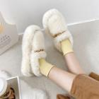 Fleece Chained Snow Boots