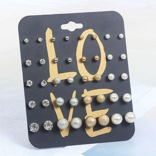 Set Of 20: Stud Earring As Shown In Figure - One Size