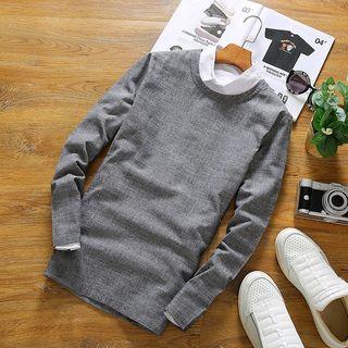 Linen Cotton Long-sleeve T-shirt