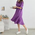 Godet-hem T-shirt Dress