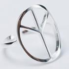 925 Sterling Silver Peace Sign Ring