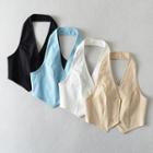 Halter Button Vest