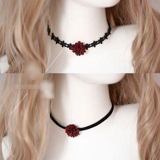 Lace Flower Choker (various Designs)