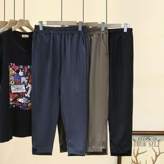 Irregular Straight Leg Pants