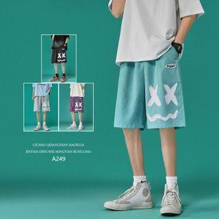 Emoji Print Shorts