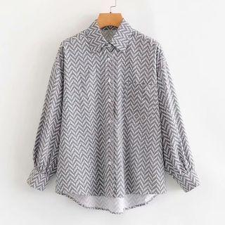 Chevron Shirt As Shown In Figure - One Size