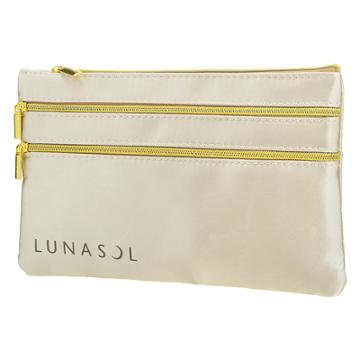 Kanebo - Lunasol Gold Cosmetic Zipper Bag 1 Pc