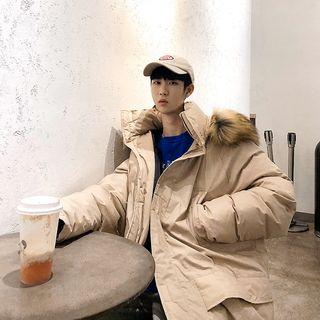 Long-sleeve Padded Hooded Coat