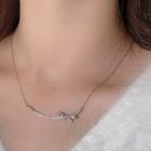 Rhinestone Bow Drop Earring / Necklace / Ring
