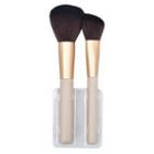 Set Of 2: Blush Brush Set Of 2 - Pvc - Off-white - One Size