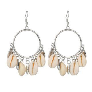 Alloy Shell Fringed Earring
