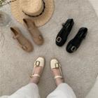 Plain Buckled Mary Jane Shoes