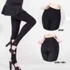 Plain Leggings S8175 - Black - One Size